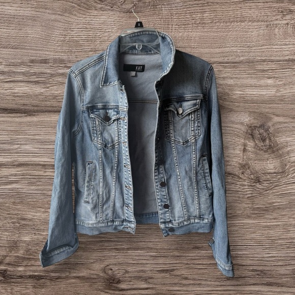 Kut from the Kloth Jacqueline Denim Jacket Size Small - Picture 3 of 7
